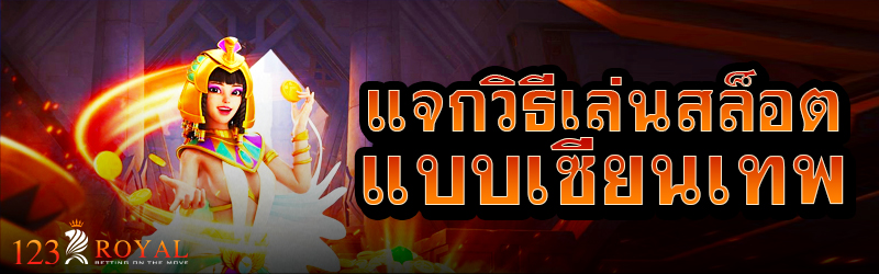 แจกวิธีเล่นสล็อตแบบเซียนเทพ